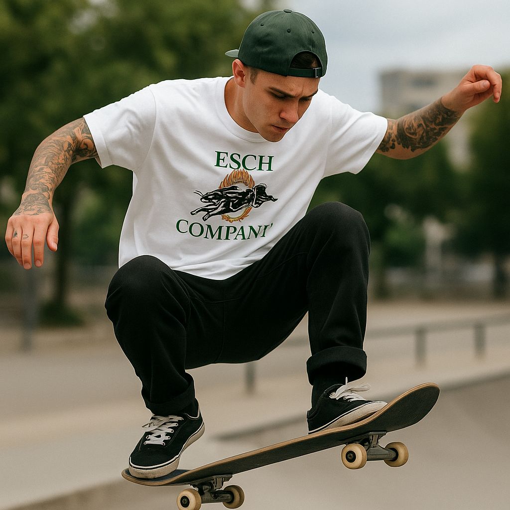 Camiseta Esch Company Alask -Branco