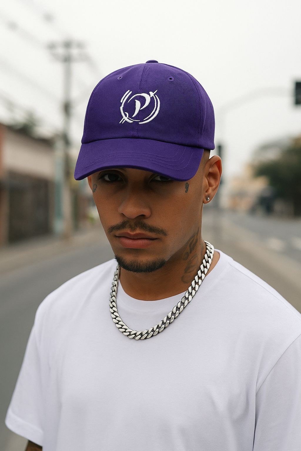 Boné Strapback Roxo Ponci Company