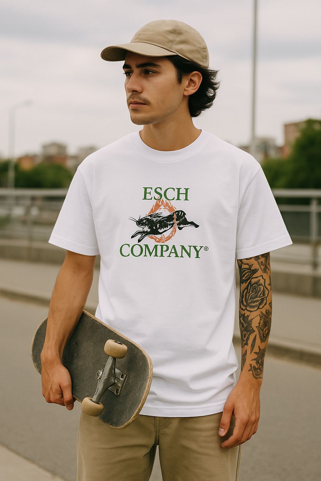Camiseta Esch Company Alask -Branco