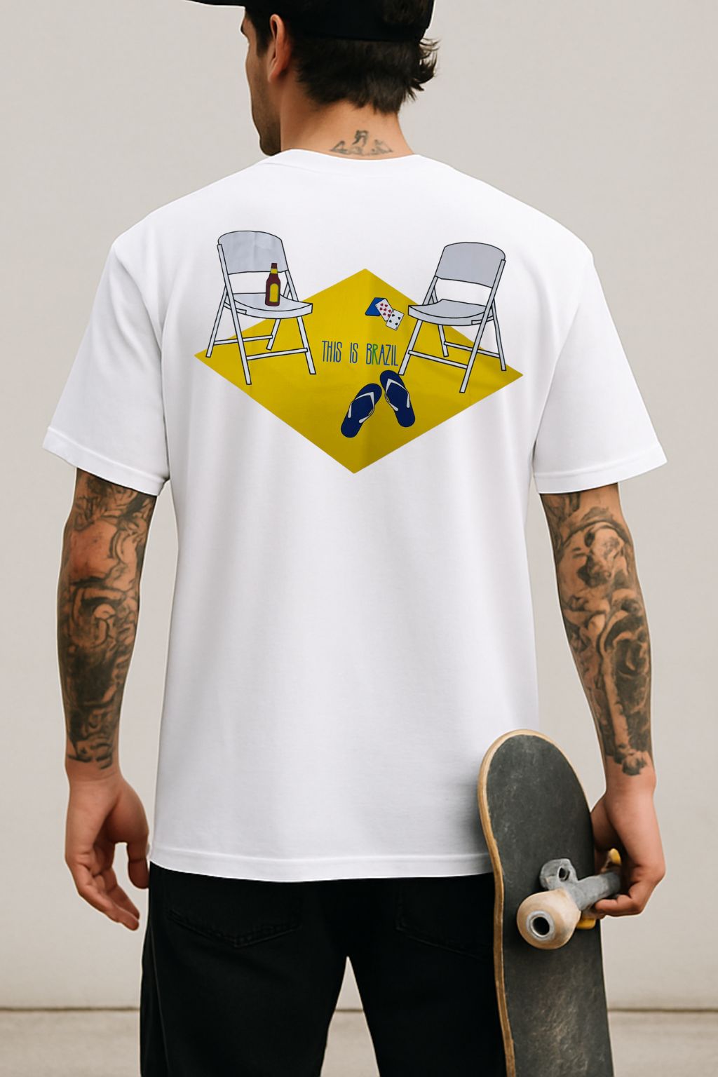 Camiseta Oversized Ponci Company® This Is Brazil