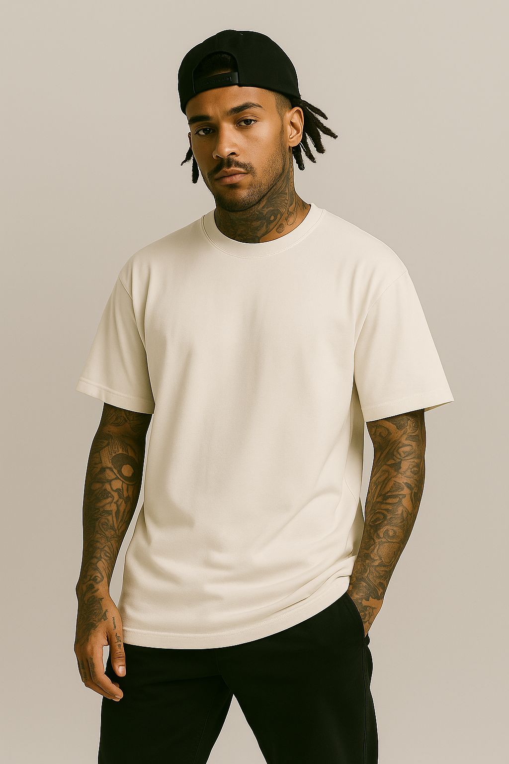 Camiseta Street Premium Ponci Company - White Off