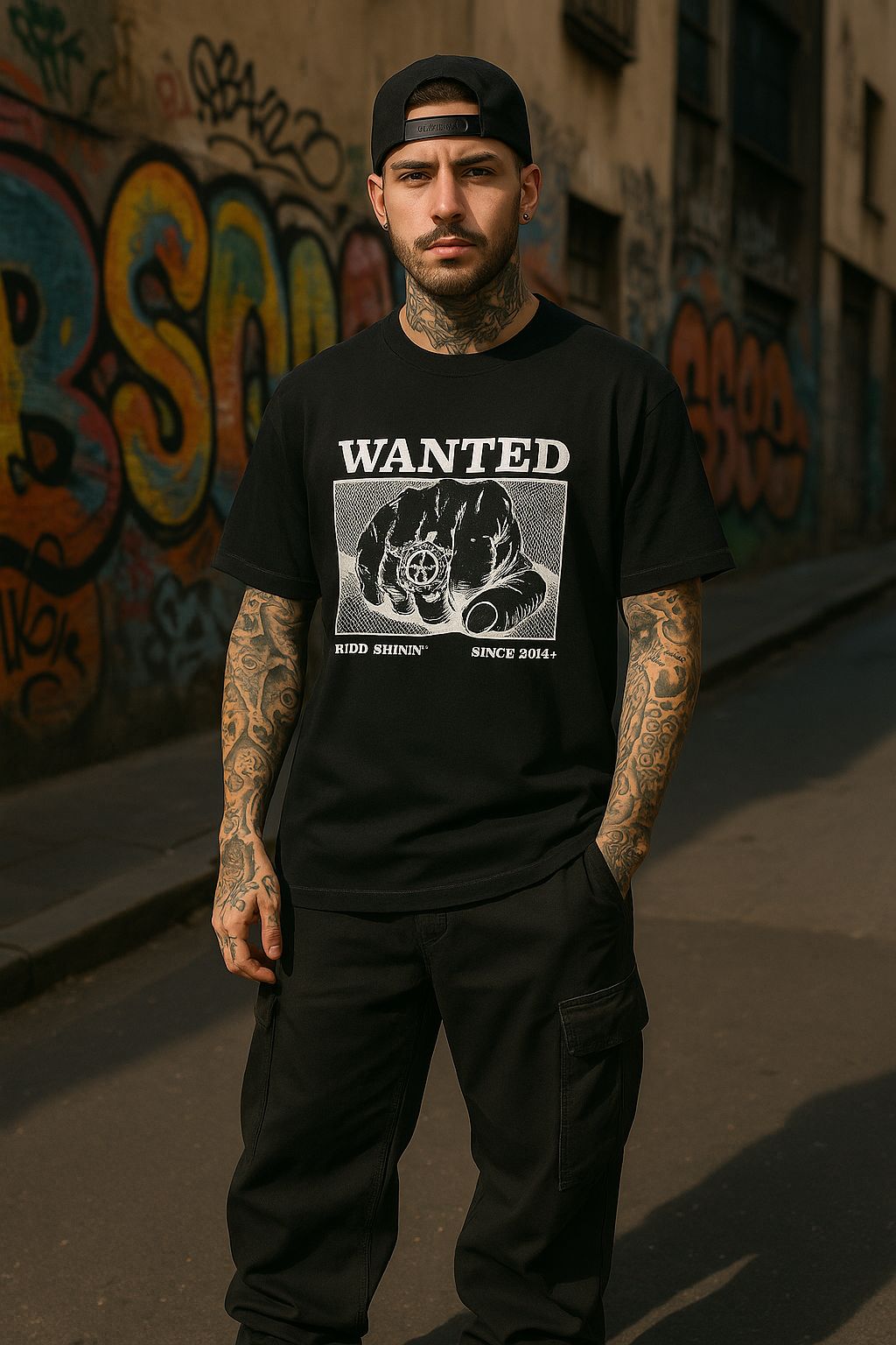 Camiseta Wanted  Ridd Shinin