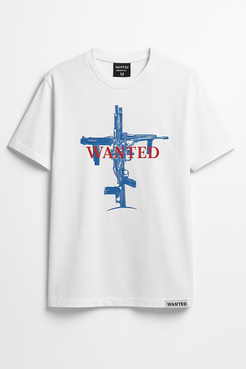 Camiseta Wanted  White