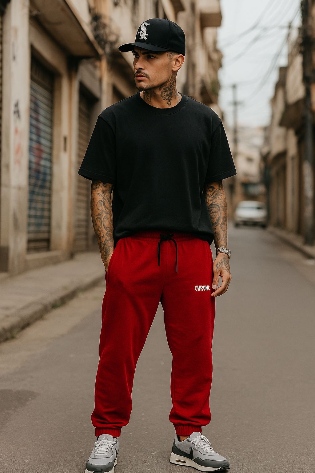 Calça CHRONIC Veludo Vermelho