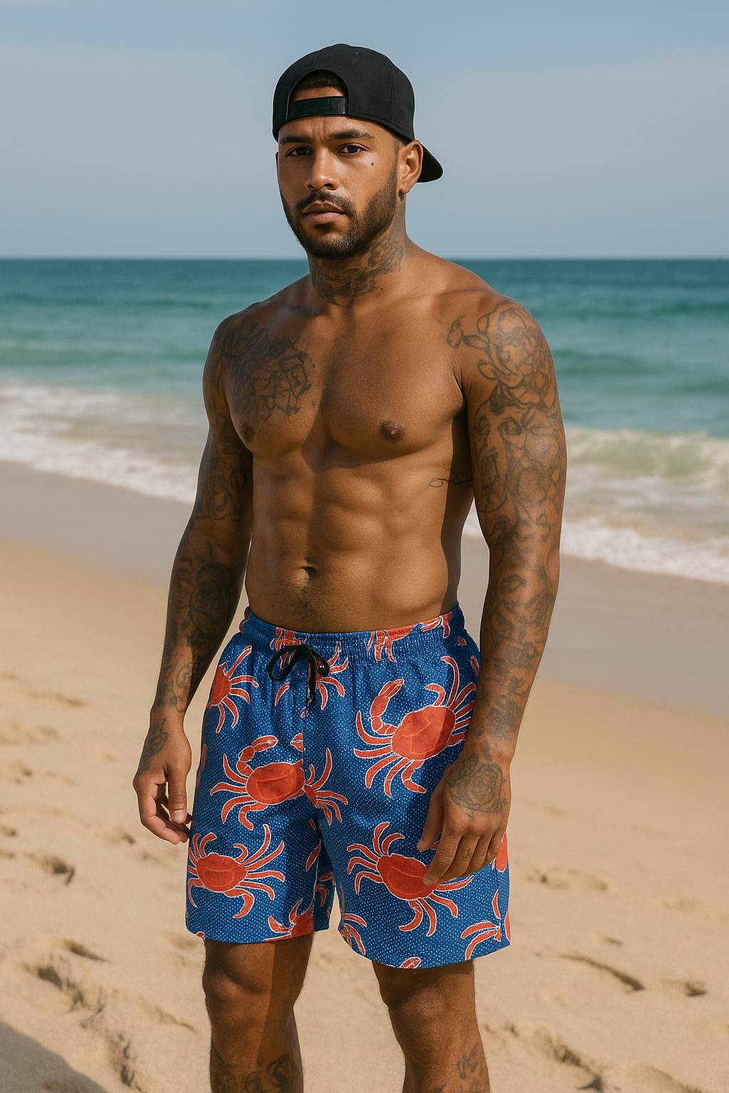 Short Praia Crab Style  Ponciano