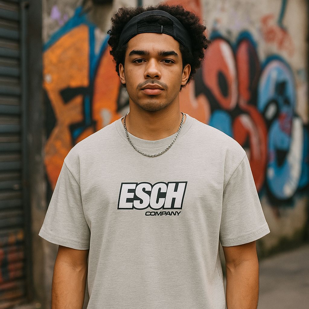 Camiseta Traditional Esch Company - Cinza