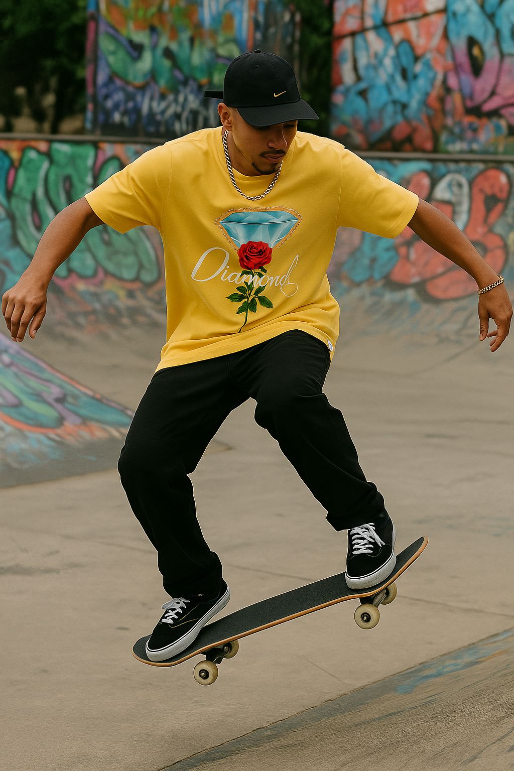 Camiseta Diamond Rose – Diamond Supply Co.
