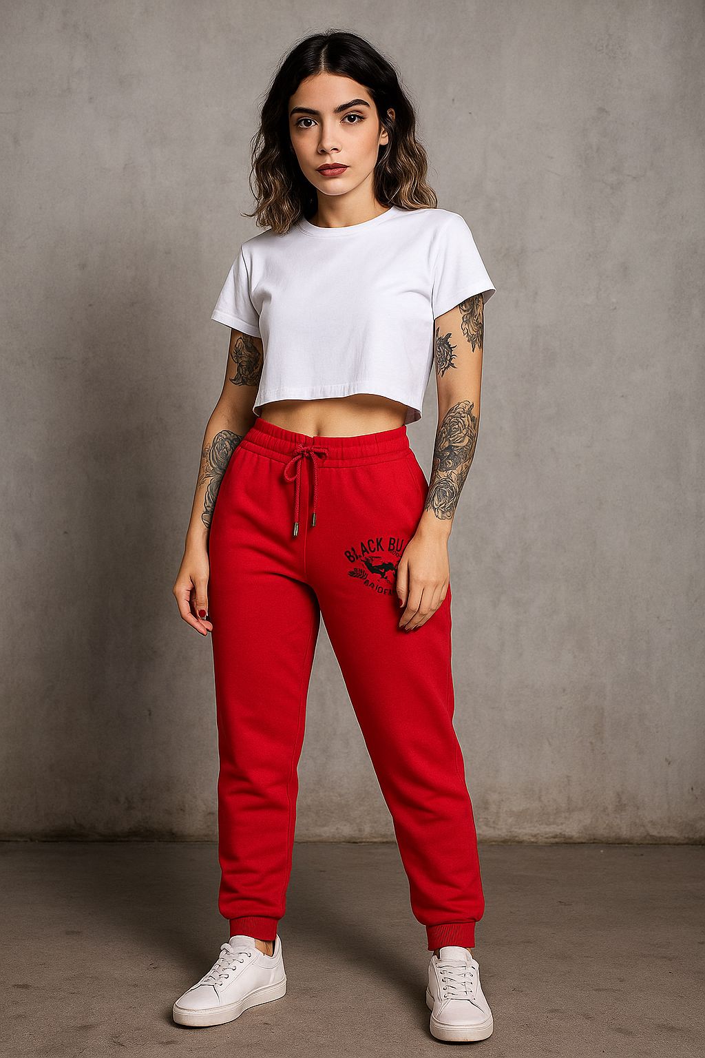 Calça Jogger Feminina BLACK BLUE- Vermelha