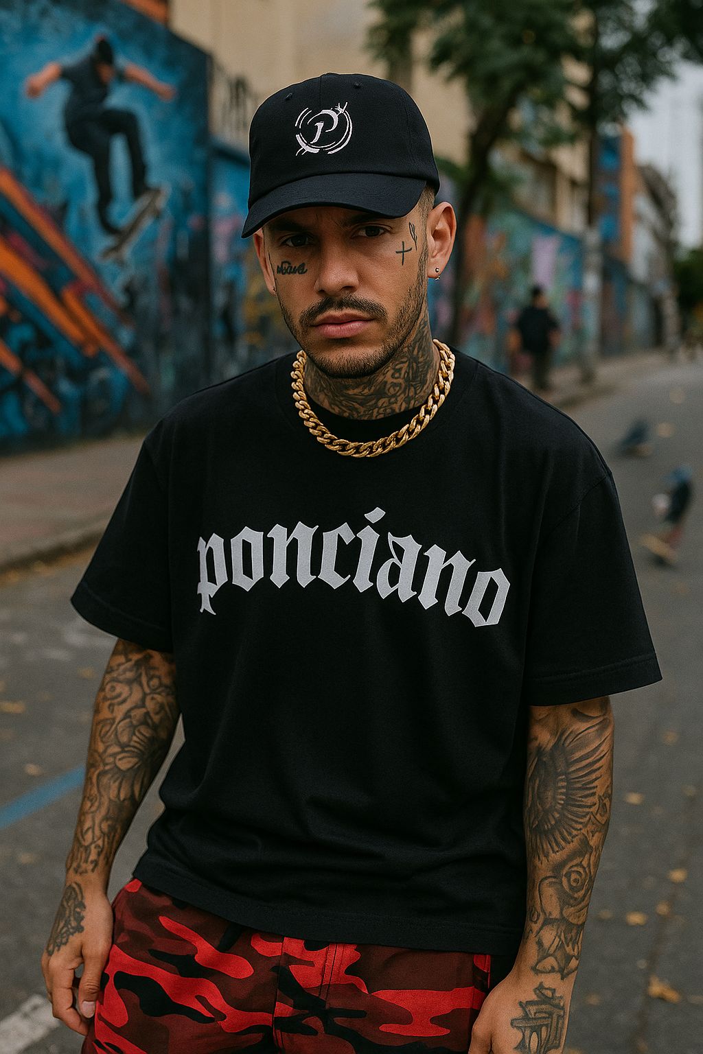 Boné Strapback Preto Ponci Company