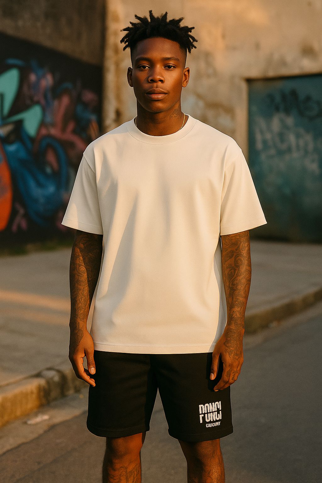 Camiseta Street Premium Ponci Company - White Off