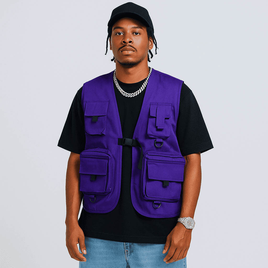 COLETE UTILITÁRIO BULLET ROXO