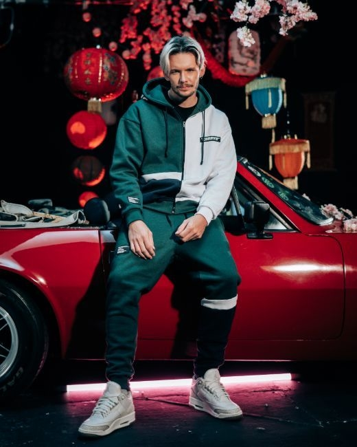 Calça de Moletom Stripe - Verde